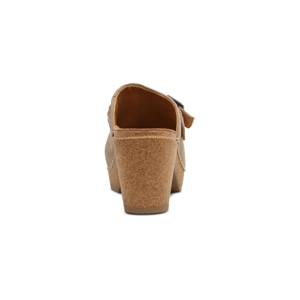 Aetrex Women's Corey Clogs - Taupe | USA WHTZ3YF